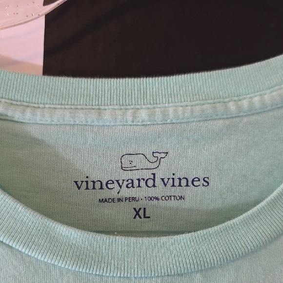 Vineyard Vines Light Green Short Sleeve Tee - Picture 3 of 4